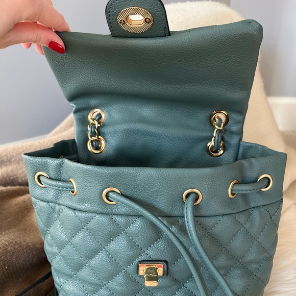 Quilted Small Backpack - Picture 3 of 9